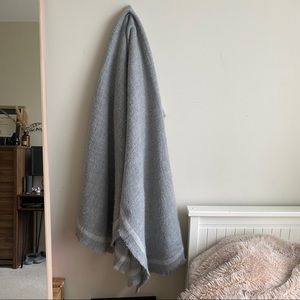 oak + fort grey scarf